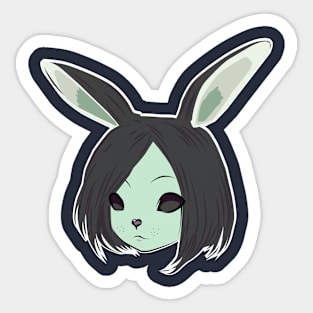 Rabbit anime girl Sticker